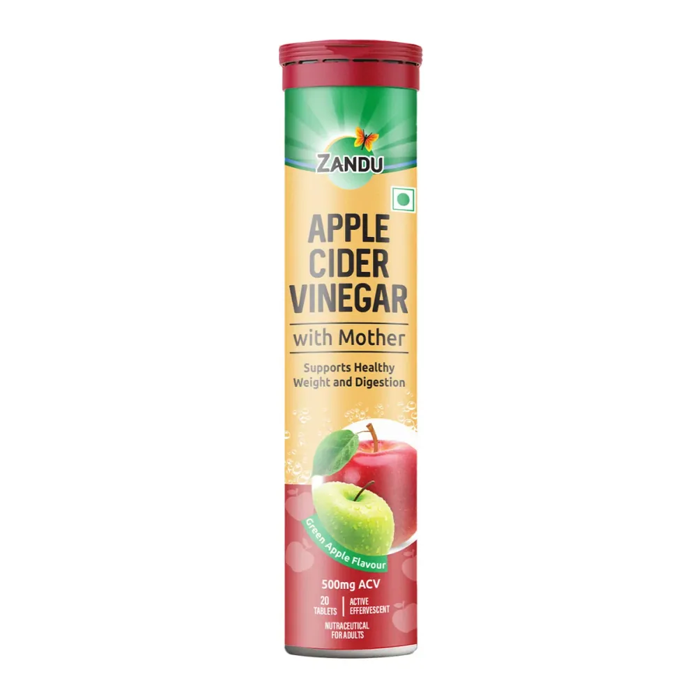 Zandu Apple Cider Vinegar Effervescent Tablets